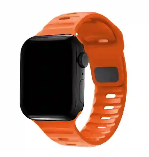 Correa Sport Para Apple Watch Compatible Con 42/44/45/ Ultra 49 Mm - Naranja
