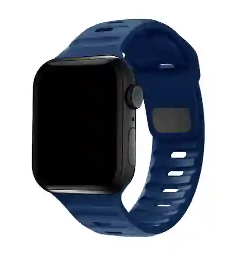 Correa Sport Para Apple Watch Compatible Con 42/44/45/ Ultra 49 Mm - Azul Oscuro