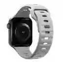 Correa Sport Para Apple Watch Compatible Con 42/44/45/ Ultra 49 Mm - Gris Claro