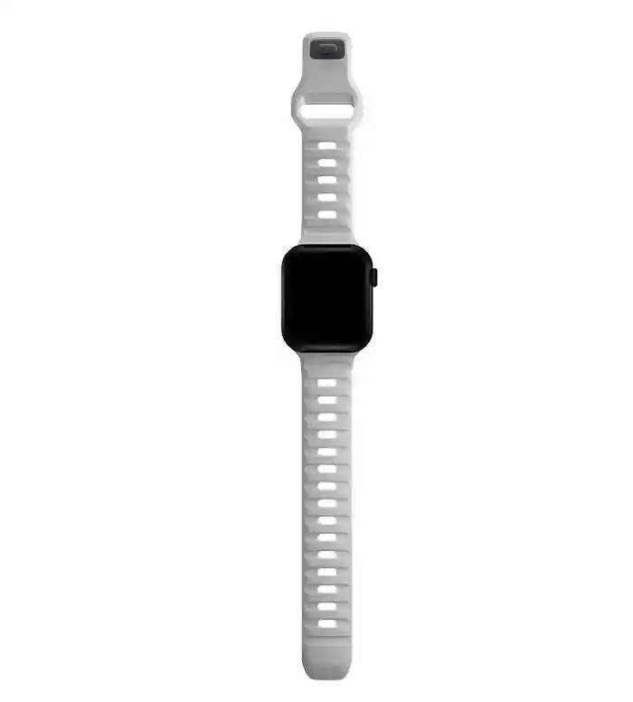 Correa Sport Para Apple Watch Compatible Con 42/44/45/ Ultra 49 Mm - Gris Claro