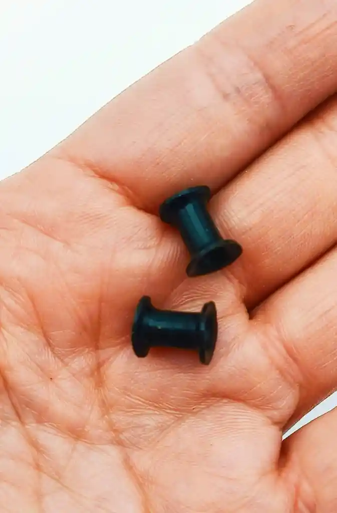 Aros Expansores Oreja 5mm Acampanado Estiradores Silicona