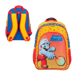 Mochila Grande Premium Mario Bros