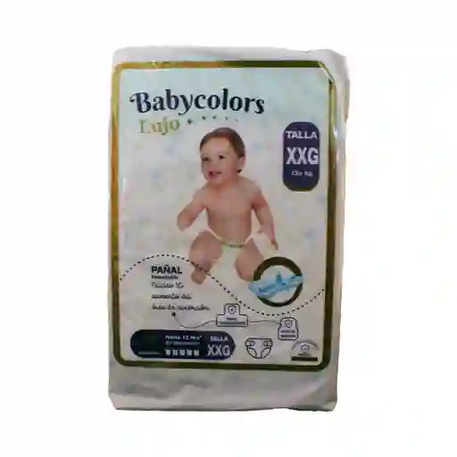 Pañal Infantil Babycolors Lujop Talla Xxg (paq C/ 14 Un)
