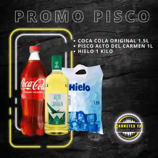 Promo Pisco Alto Del Carmen 1l