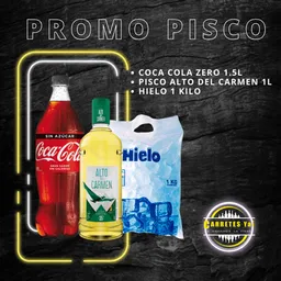 Promo Pisco Alto Del Carmen 1l