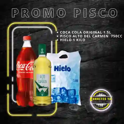 Promo Pisco Alto Del Carmen 750cc