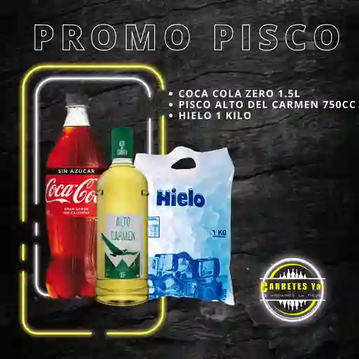 Promo Pisco Alto Del Carmen 750cc