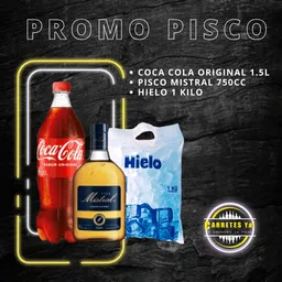 Promo Pisco Mistral 750cc