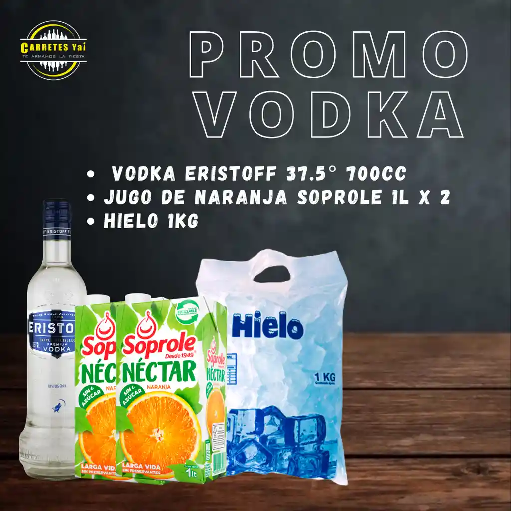 Promo Vodka Eristoff 700cc