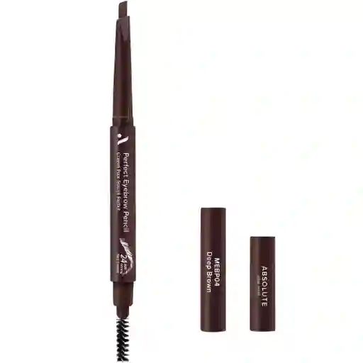 Absolute New York Delineador De Cejas Doble Punta Deep Brown