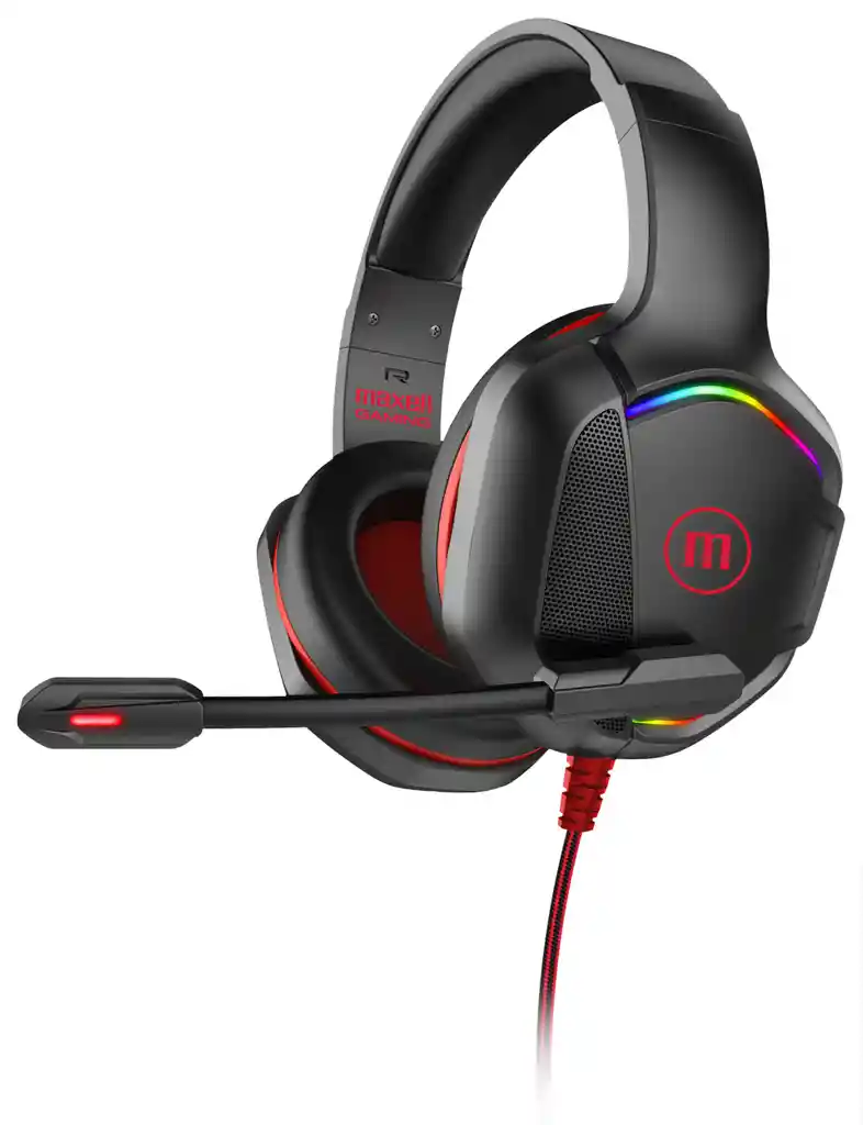 Audífonos Gamer Maxell Forcé 9 Rgb 3.5mm