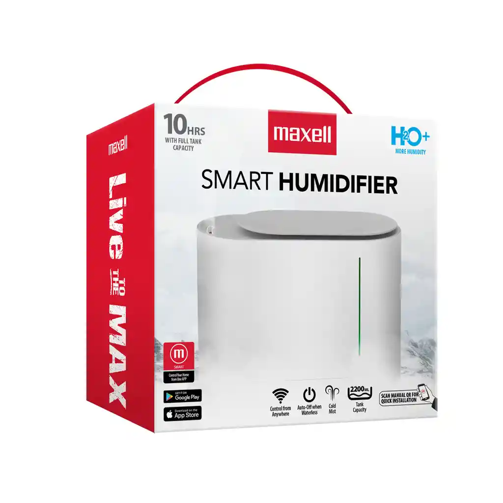 Humidificador Inteligente Maxell Vaporizador 2200ml