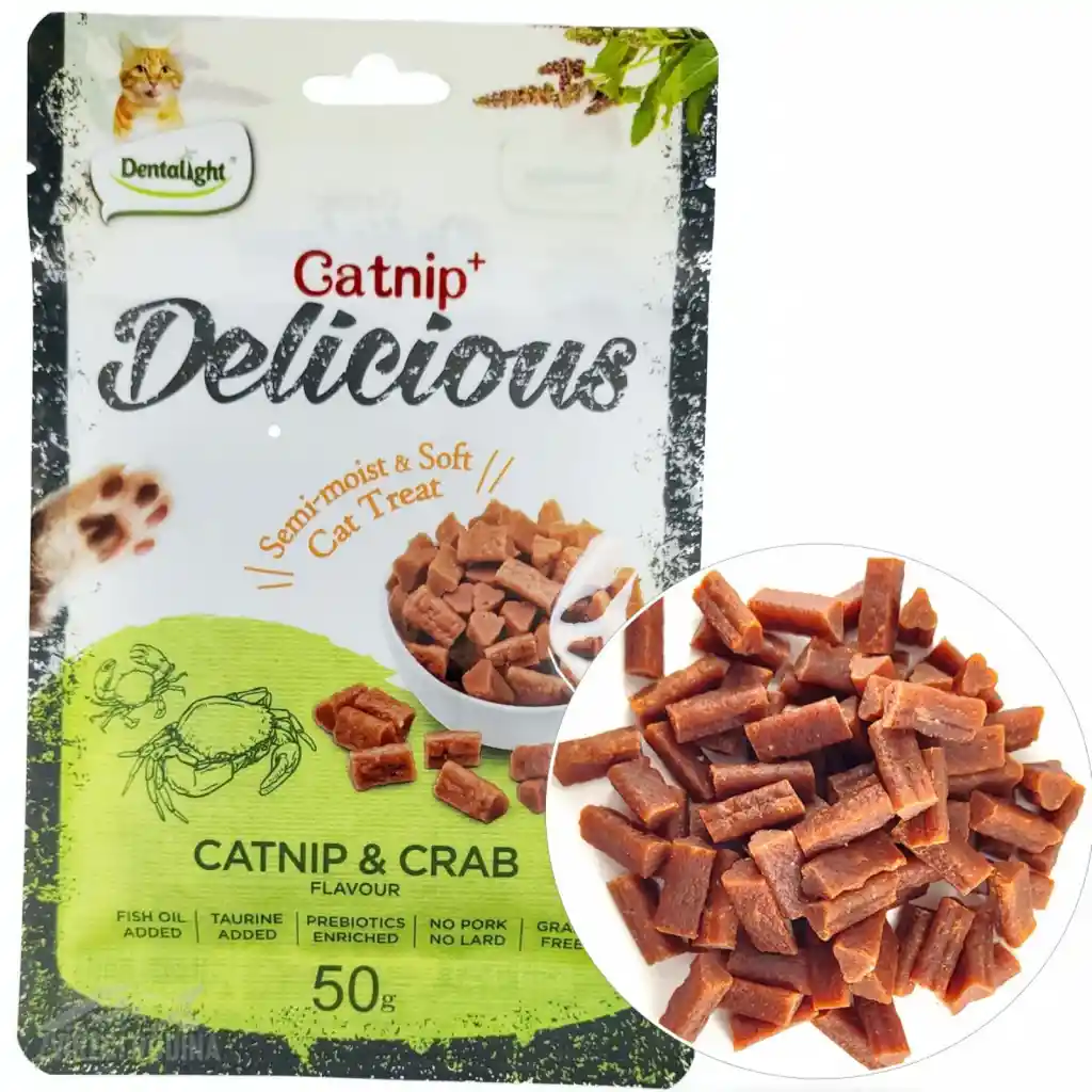 Delicious Catnip Y Cangrejo Para Gatos