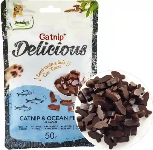 Delicious Catnip Y Pescado Para Gatos