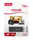 Pendrive Maxell Usbpd 16gb 2.0 Gris