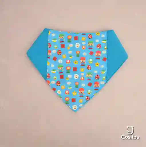 Bandana Mario Bross Impermeable 6-12 Meses