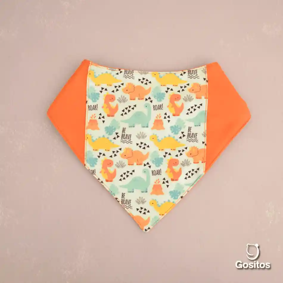 Bandana Dinosaurios Impermeable 6-12 Meses