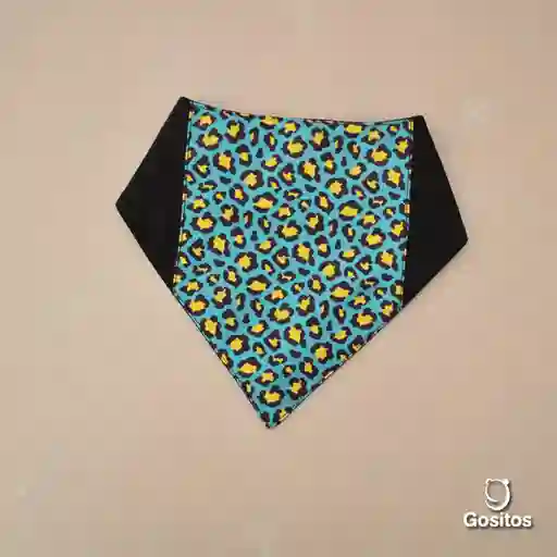 Bandana Animal Print Verde Impermeable 6-12 Meses