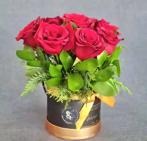 Caja Rosas Rojas