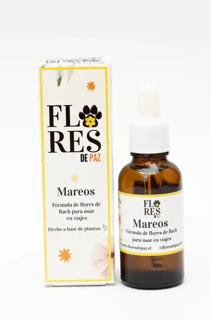 Mareos - Flores De Bach Para Mascotas 30ml