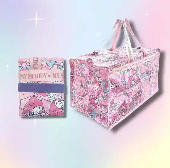 Bolsa De Almacenamiento Plegable My Melody Sanrio Original