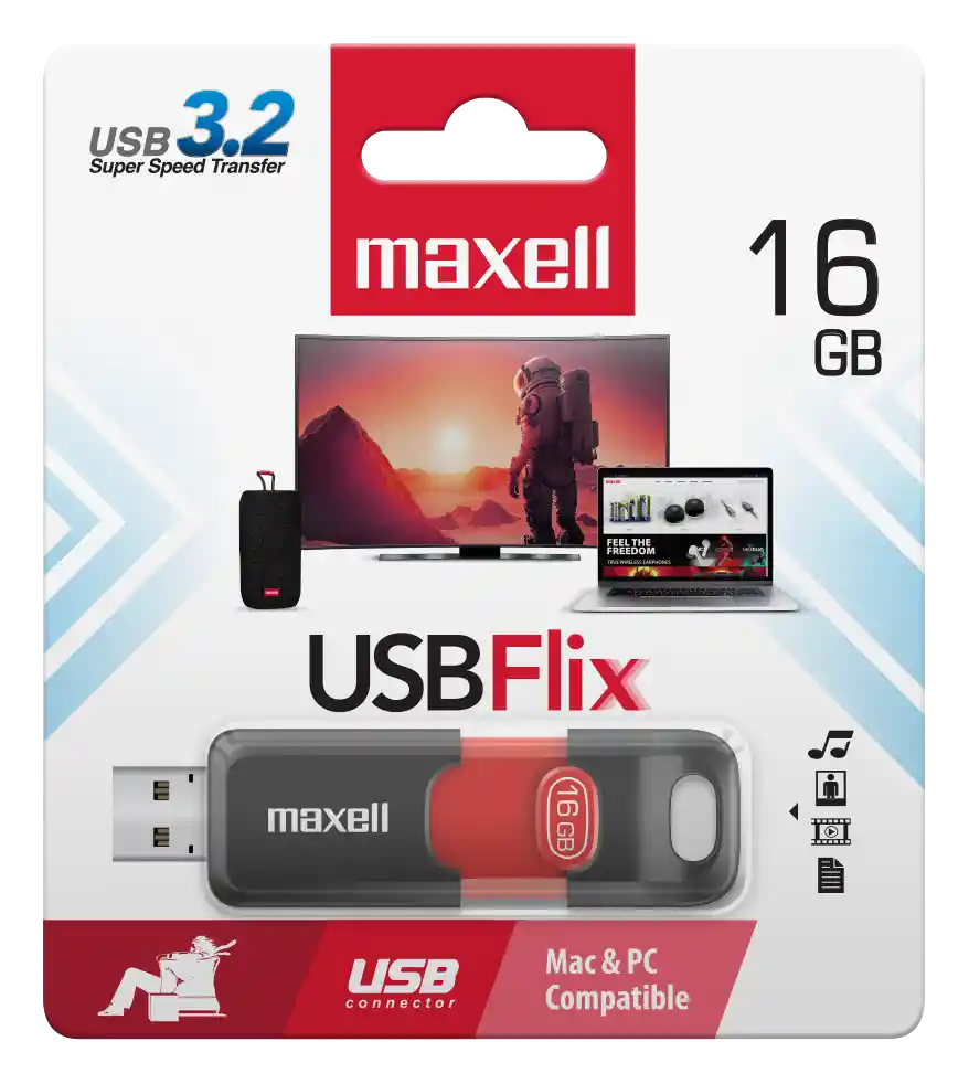 Pendrive Maxell Flix 16gb 3.0