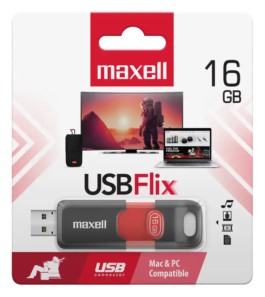 Pendrive Maxell Flix 16gb 2.0