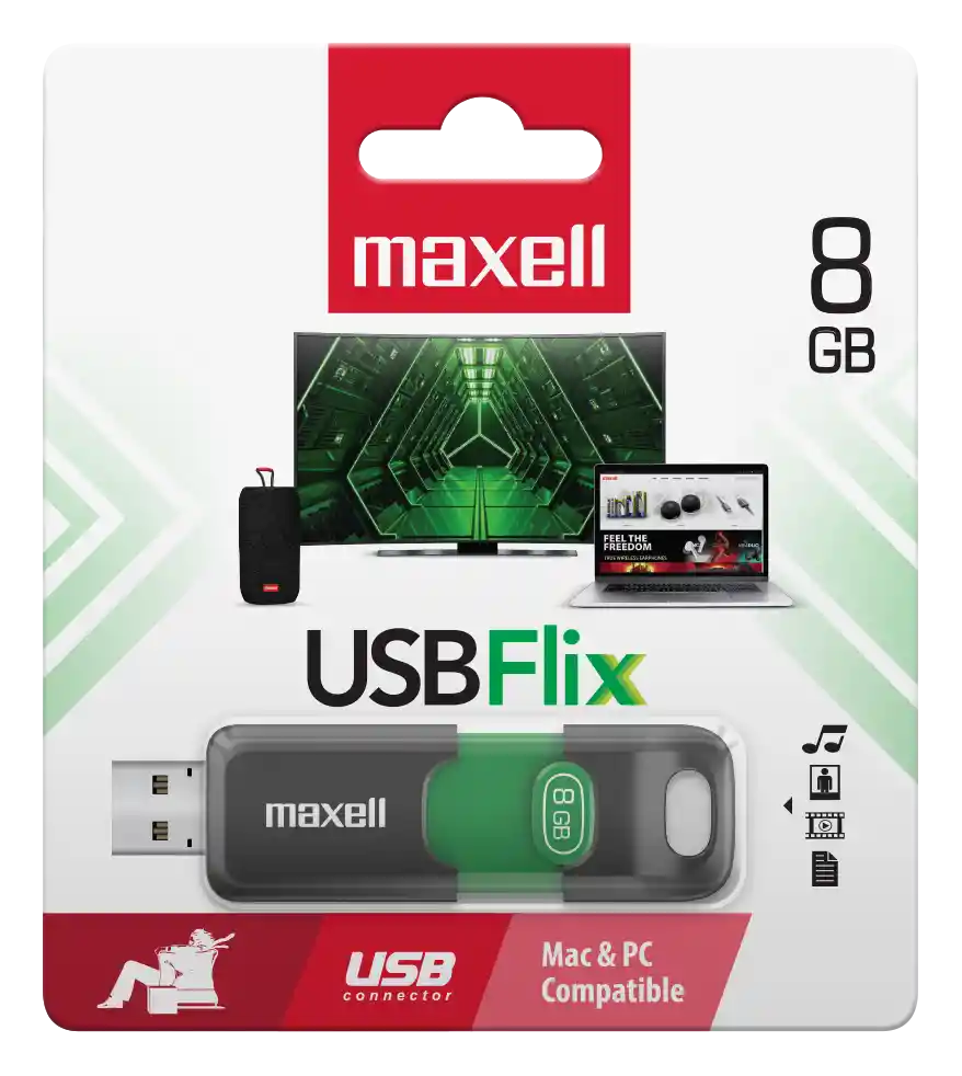 Pendrive Maxell Flix 8gb 2.0