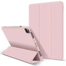 Case De Ipad 9,7 Con Ranura De Lapiz Rosada