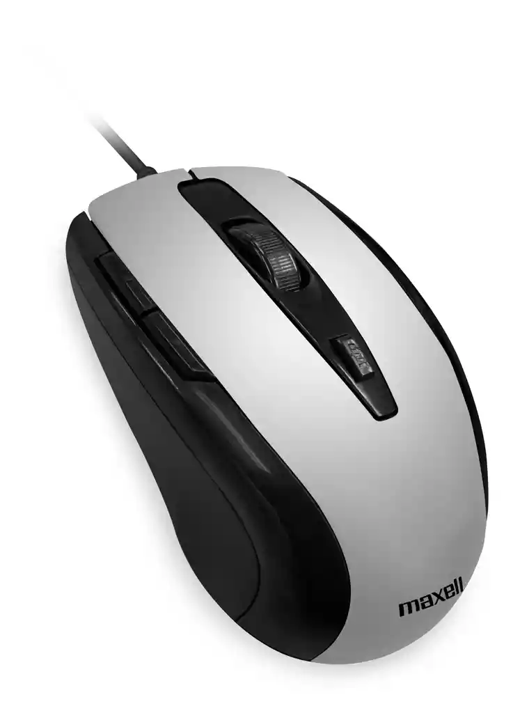 Mouse Óptico Maxell 5 Botones Mowr-105 Gris