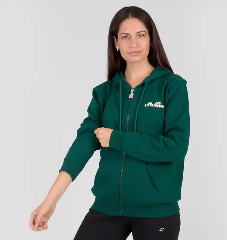 Poleron Mujer Ellesse Celeste 2 Verde -m