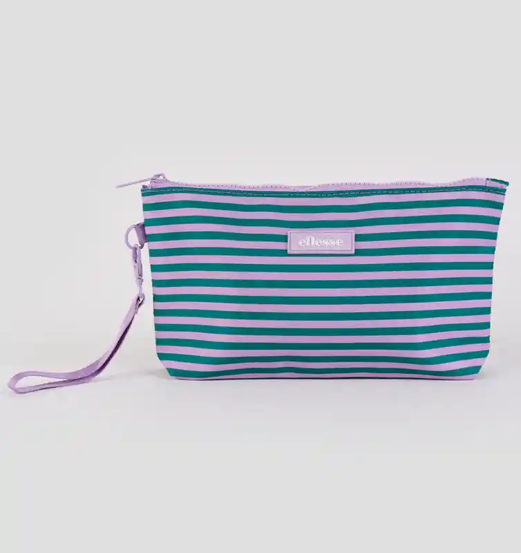 Cosmetiquero Unisex Ellesse Tortuguero Rayas/verde -talla Única