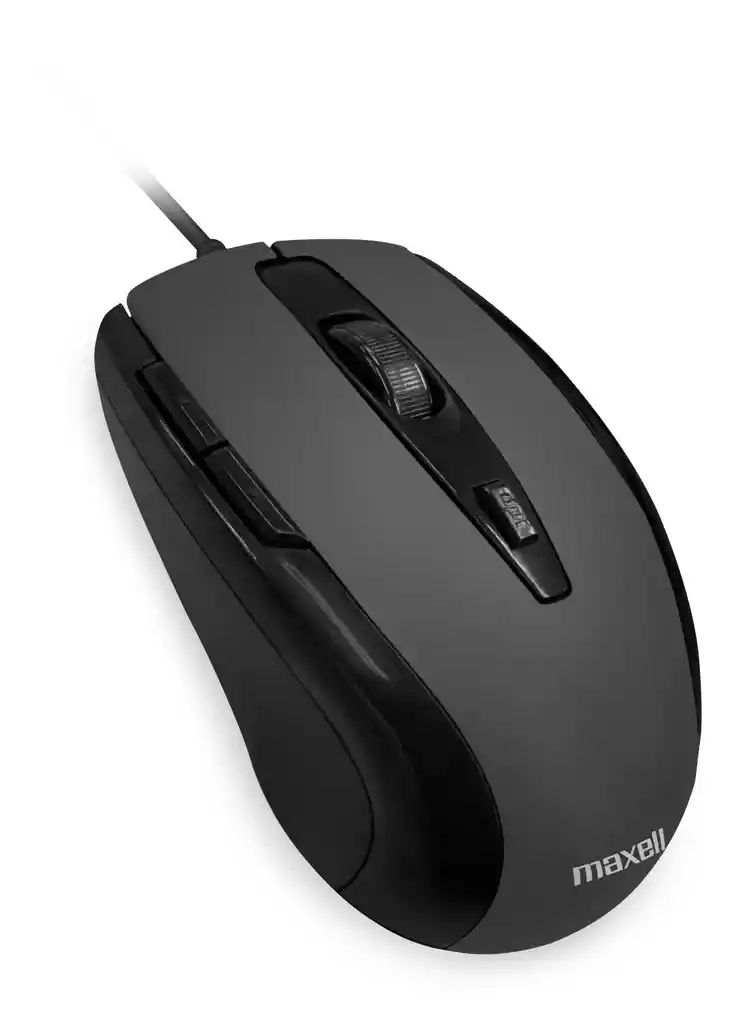 Mouse Óptico Maxell 5 Botones Mowr-105 Negro