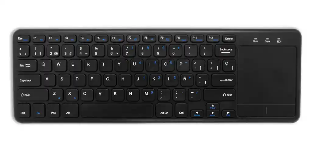 Teclado Inalámbrico Maxell Slim Multifuncional Touchpad Wkbc-900