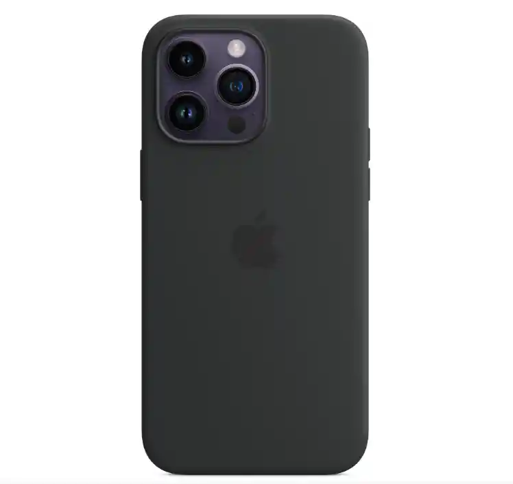 Carcasa Silicona Caja Iphone 14 Pro Negro