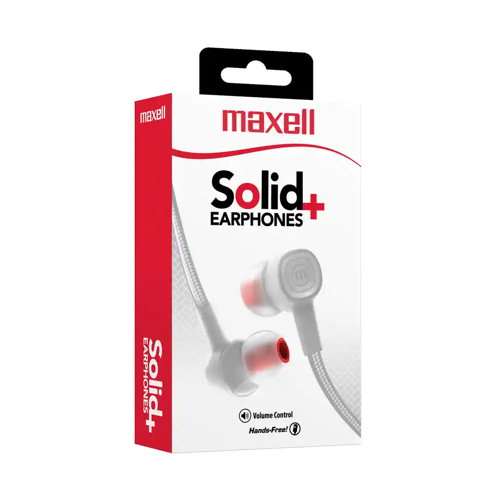 Audífonos Maxell Manos Libres Sin 8 Solid Blanco