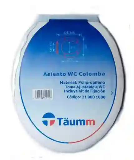 Taumm Asiento Tapa Wc Colomba