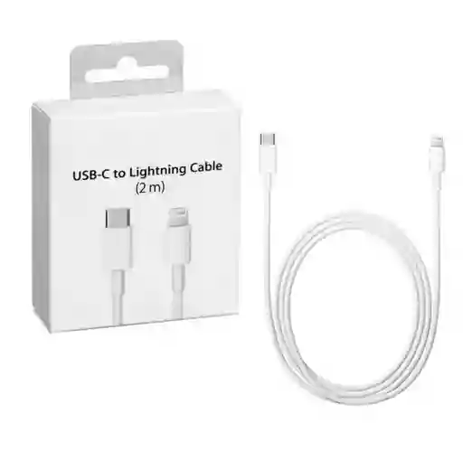 Cable Tipo C A Lightning Iphone 2m Certificado