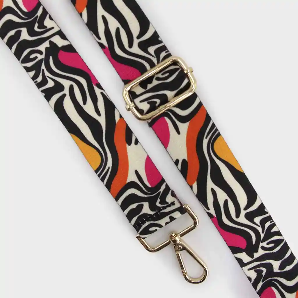 Strap Para Bolsos Diseño Cebra Colores