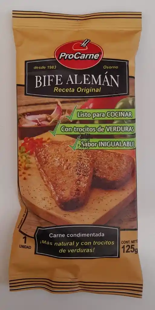 Bife Alemán 125 G