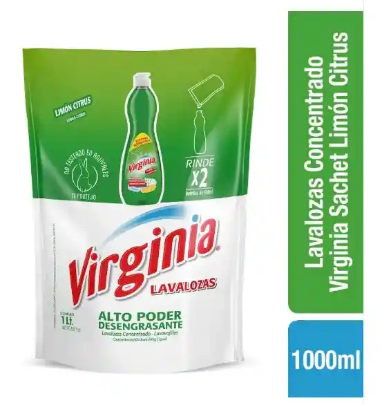 Virginia Lavalozas Limón Citrus 1000 Ml