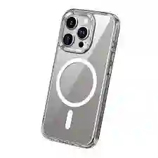 Carcasa Magsafe Iphone 15 + Lamina De Vidrio Ceramicada