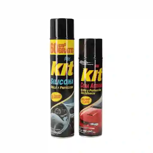 Silicona Y Cera En Spray Para Automovil Pack Promocional
