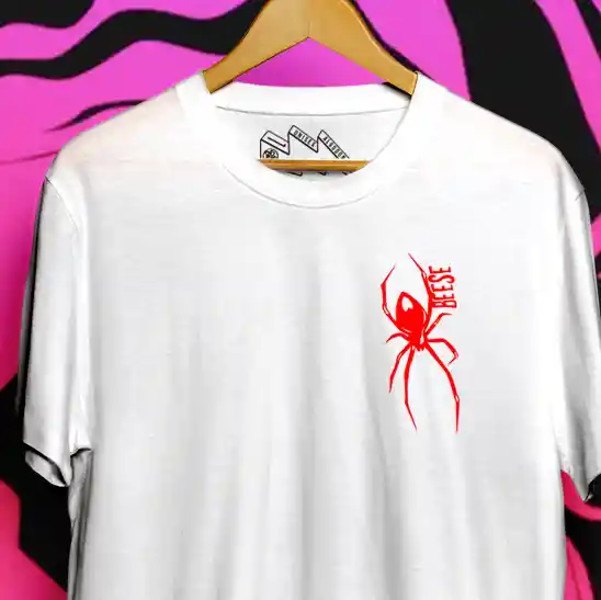 Polera Modelo Araña Blanca Talla Xl