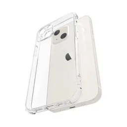 Carcasa Transparente Iphone 14 Con Esquinas Reforzadas + Lamina De Vidrio Ceramicada