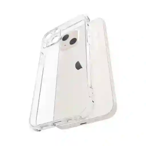 Carcasa Transparente Iphone 14 Plus Con Esquinas Reforzadas + Lamina De Vidrio Ceramicada