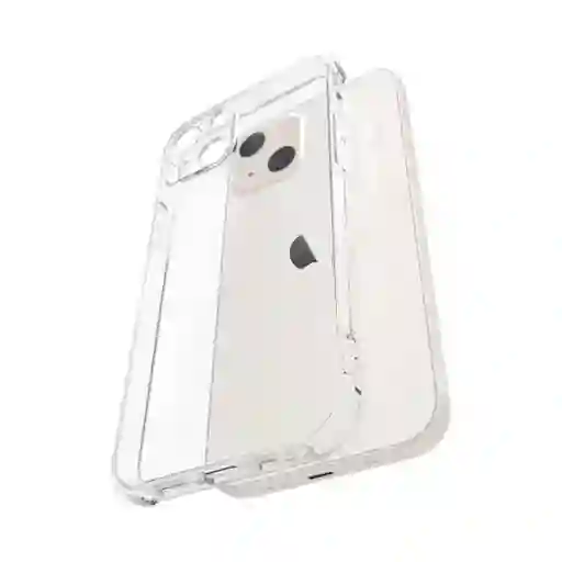 Carcasa Transparente Iphone 15 Pro Con Esquinas Reforzadas + Lamina De Vidrio Ceramicada