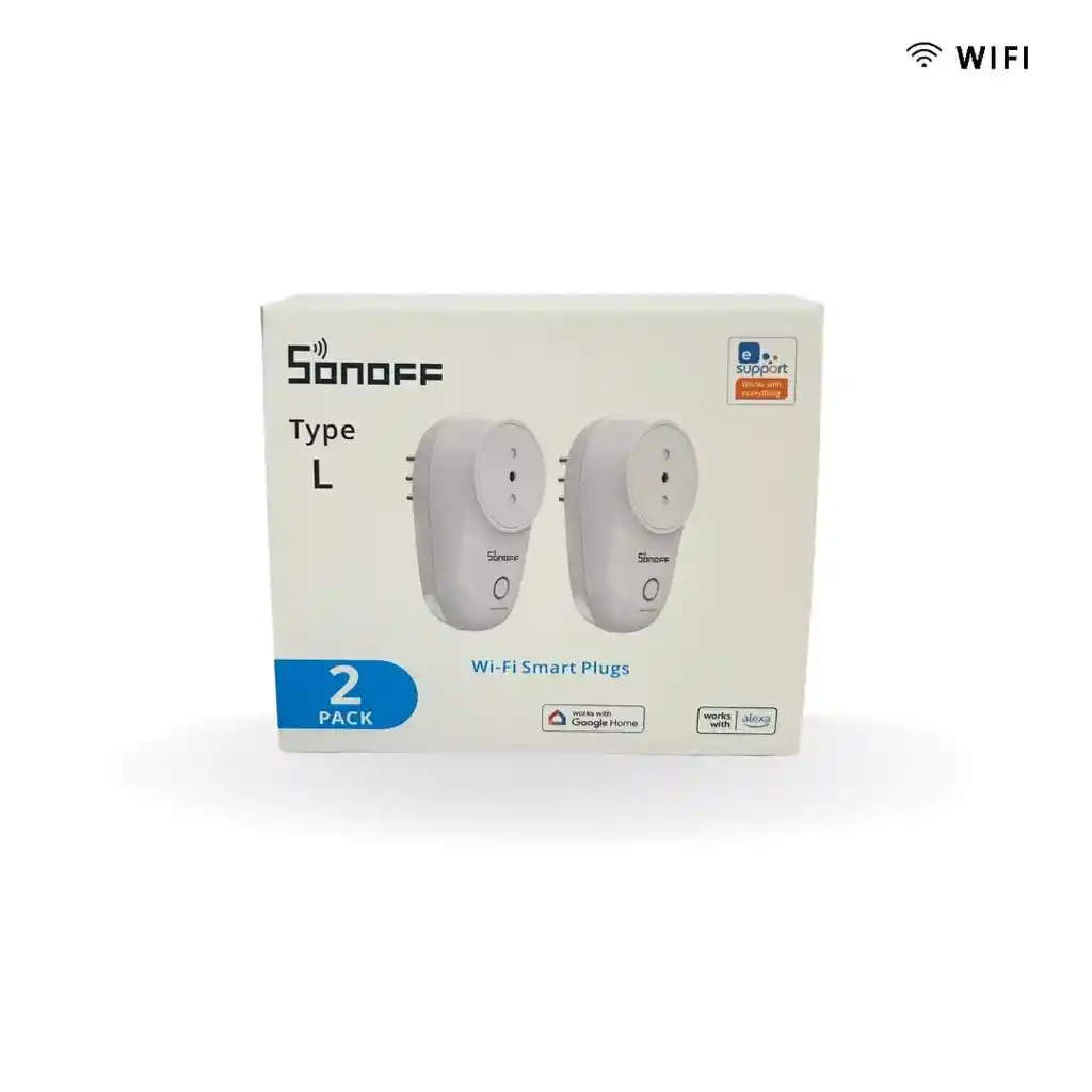 Pack De 2 Enchufes Wifi Sonoff S26