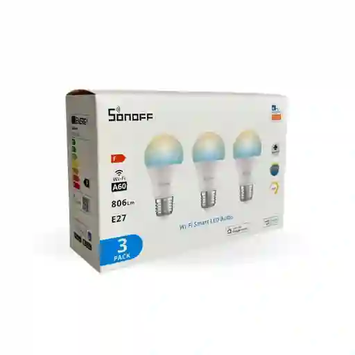 Pack De 3 Ampolletas Wifi Led Sonoff B02-bl-a60