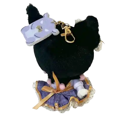 Kuromi Fancy Ribbons Peluche Llavero Mascota Sanrio Original